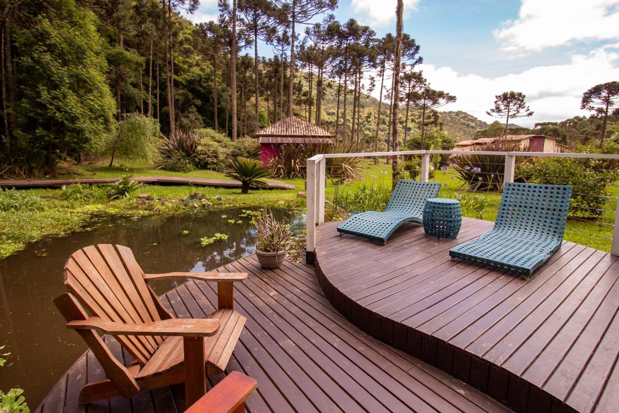Pousada Jardim Do Buda Com Cafe Urubici Exterior foto